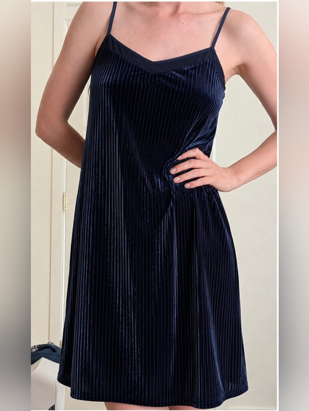 Mudd Slip Velvet Dress